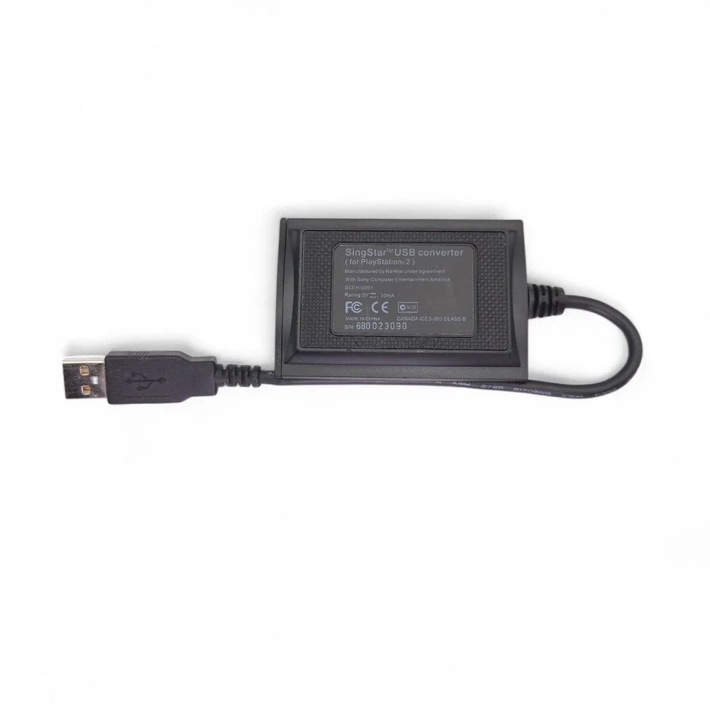 SingStar Microphone USB Converter Adapter SCEH-0001 for Sony PlayStation PS2 PS3
